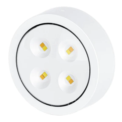 Lampa Led fara fir cu baterii 3 culori de lumina cu telecomanda din plastic Alb
