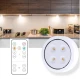 Lampa Led fara fir cu baterii 3 culori de lumina cu telecomanda din plastic Alb