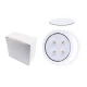 Lampa Led fara fir cu baterii 3 culori de lumina cu telecomanda din plastic Alb