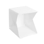 Mini studio foto BOMSTOM Portabil LED 20 x 20 cm Alb 1 banda LED
