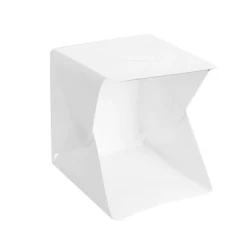 Mini studio foto BOMSTOM Portabil LED 20 x 20 cm Alb 1 banda LED