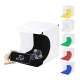 Mini studio foto BOMSTOM Portabil LED 20 x 20 cm Alb 1 banda LED