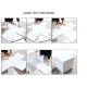 Mini studio foto BOMSTOM Portabil LED 20 x 20 cm Alb 1 banda LED