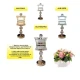 Lampa LED 12 Decorativa control tactil 3 temperaturi de culoare Alb Cald/Rece/Neutru Reincarcabila