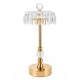 Lampa de masa 09 eleganta model cristal cu baza aurie design premium cu franjuri decorative
