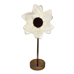 Lampa decorativa 18 Sun Flower Auriu Lumina Calda Rece