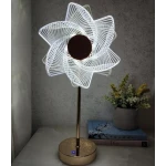 Lampa decorativa 18 Sun Flower Auriu Lumina Calda Rece