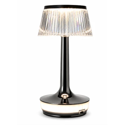 Lampa de masa 23 moderna tip cristal iluminare ambientala eleganta touch reincarcabila