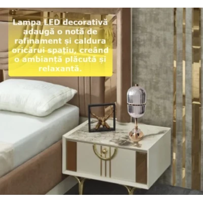Lampa LED 22 decorativa lumina ambientala control touch 3 temperaturi de culoare