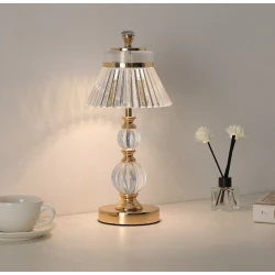 Veioza de masa 10 decorativa 3 culori reincarcabila vintage fara fir 1200 mAh control tactil