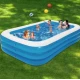 UB Piscina gonflabila pentru copii si adulti PVC 150x100 cu inaltime de 50 cm albastru/alb