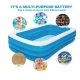 UB Piscina gonflabila pentru copii si adulti PVC 150x100 cu inaltime de 50 cm albastru/alb