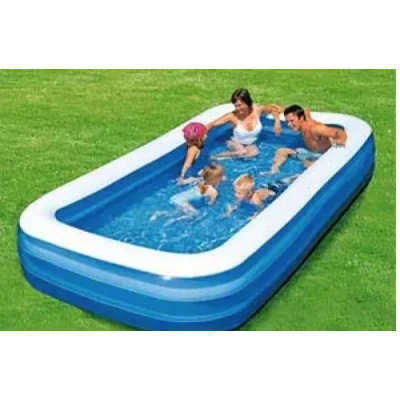 UB Piscina gonflabila pentru copii si adulti PVC 150x100 cu inaltime de 50 cm albastru/alb