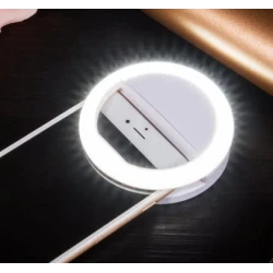 Selfie Ring Light Lampa lumina portabila cu inel LED selfie telefon mobil smartphone