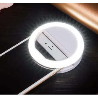 Selfie Ring Light Lampa lumina portabila cu inel LED selfie telefon mobil smartphone