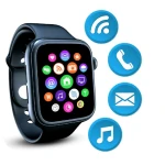 Set ceas smartwatch si casti bluetooth pro max W26 UNISEX