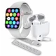 Set ceas smartwatch si casti bluetooth pro max W26 UNISEX