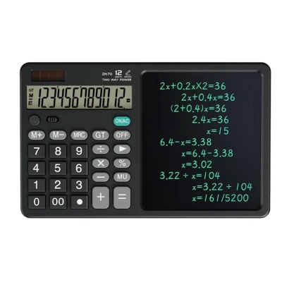 Calculator electronic cu tableta LCD pentru notite multifunctional