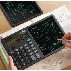 Calculator electronic cu tableta LCD pentru notite multifunctional