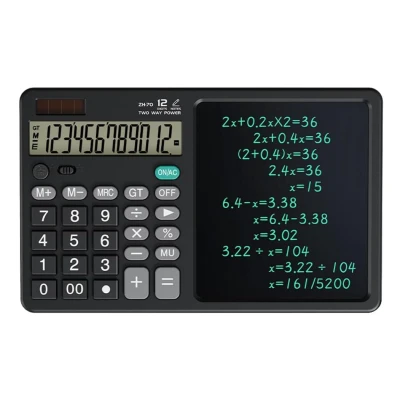 Calculator electronic cu tableta LCD pentru notite multifunctional