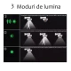 Camera falsa solara tip glob 55 LED control din telecomanda senzor de miscare Alba