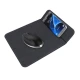Mousepad pliabil cu incarcare wireless ergonomic 2000mA NEGRU