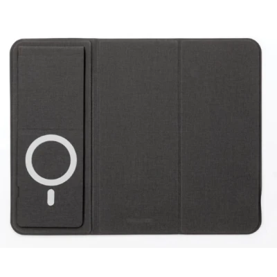 Mousepad cu incarcare wireless ergonomic NEGRU