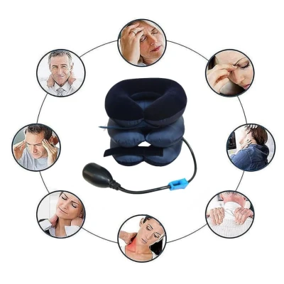 Perna gonflabila tip guler cervical reglabila 3 straturi