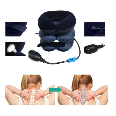 Perna gonflabila tip guler cervical reglabila 3 straturi