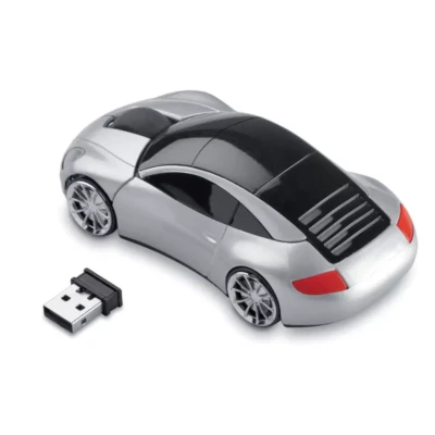 Mouse GRI  wireless in forma de masina