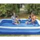 Piscina gonflabila dreptunghiulara pentru exterior 200 x 120 x 40 Cm Albastru/Alb