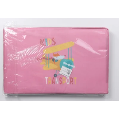 Cutie pliabila pentru depozitare tip taburet ROZ 48x31x31 cm cu desene dreptunghiulara