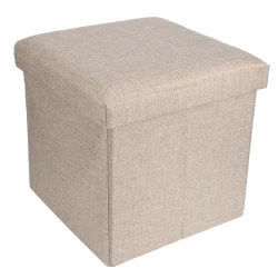 Cutie pliabila pentru depozitare tip taburet GRI 38x35x30 cm PATRATA