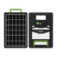 Panou solar 15W cu acumulator 1200mAh GD100S portabil cu mufe pentru incarcare devideuri 29x19cm