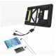 Panou solar 15W cu acumulator 1200mAh GD100S portabil cu mufe pentru incarcare devideuri 29x19cm