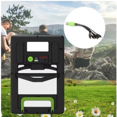 Panou solar 15W cu acumulator 1200mAh GD100S portabil cu mufe pentru incarcare devideuri 29x19cm