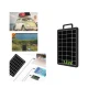 Panou solar 15W cu acumulator 1200mAh GD100S portabil cu mufe pentru incarcare devideuri 29x19cm