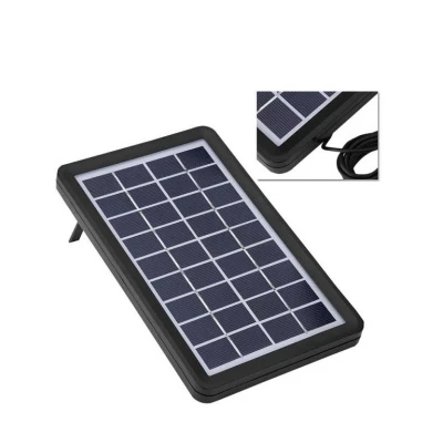 Panou solar 15W cu acumulator 1200mAh GD100S portabil cu mufe pentru incarcare devideuri 29x19cm