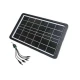 Panou solar 15W cu acumulator 1200mAh GD100S portabil cu mufe pentru incarcare devideuri 29x19cm