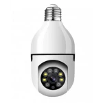 Camera de supraveghere tip Bec cu soclu E27 vedere pe noapte senzori de miscare alarma 1080P