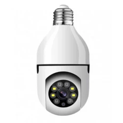 Camera de supraveghere tip Bec cu soclu E27 vedere pe noapte senzori de miscare alarma 1080P
