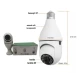 Camera de supraveghere tip Bec cu soclu E27 vedere pe noapte senzori de miscare alarma 1080P