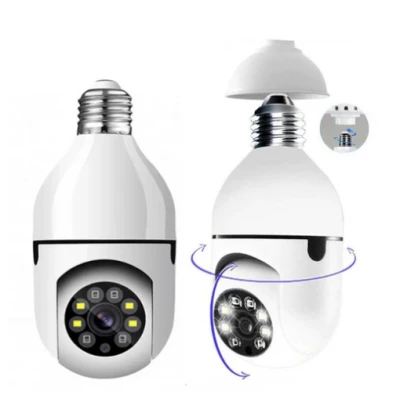 Camera de supraveghere tip Bec cu soclu E27 vedere pe noapte senzori de miscare alarma 1080P