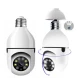 Camera de supraveghere tip Bec cu soclu E27 vedere pe noapte senzori de miscare alarma 1080P