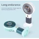 Mini ventilator portabil de mana USB reincarcabil 3 viteze suport telefon colorat