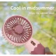 Mini ventilator portabil de mana USB reincarcabil 3 viteze suport telefon colorat