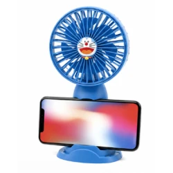 Mini ventilator de mana portabil pentru copii USB reincarcabil cu suport telefon BAIETEI