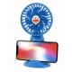 Mini ventilator de mana portabil pentru copii USB reincarcabil cu suport telefon BAIETEI