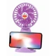 Mini ventilator de mana portabil pentru copii USB reincarcabil cu suport telefon FETITE