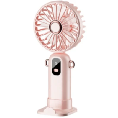 UB Ventilator portabil pliabil USB 100 viteze afisaj LCD baterie 4000mAh COLORAT